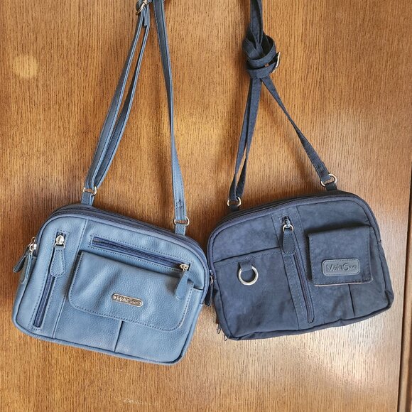 Lot of 2 Multisac Womens Crossbody Bags - Picture 1 of 5